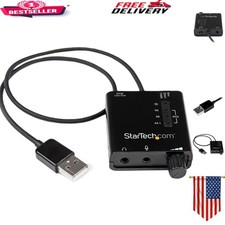 Portable USB Sound Card for High-Fidelity Audio - Supports 96kHz Sampling Rate