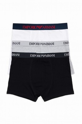 Emporio Armani Herren Boxershorts 3er Pack - Luxus Baumwolle Unterwäsche