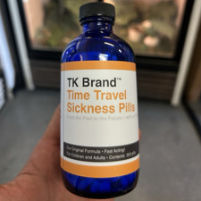 Fast Acting Time Travel Sickness Pills, 300 Count Pills