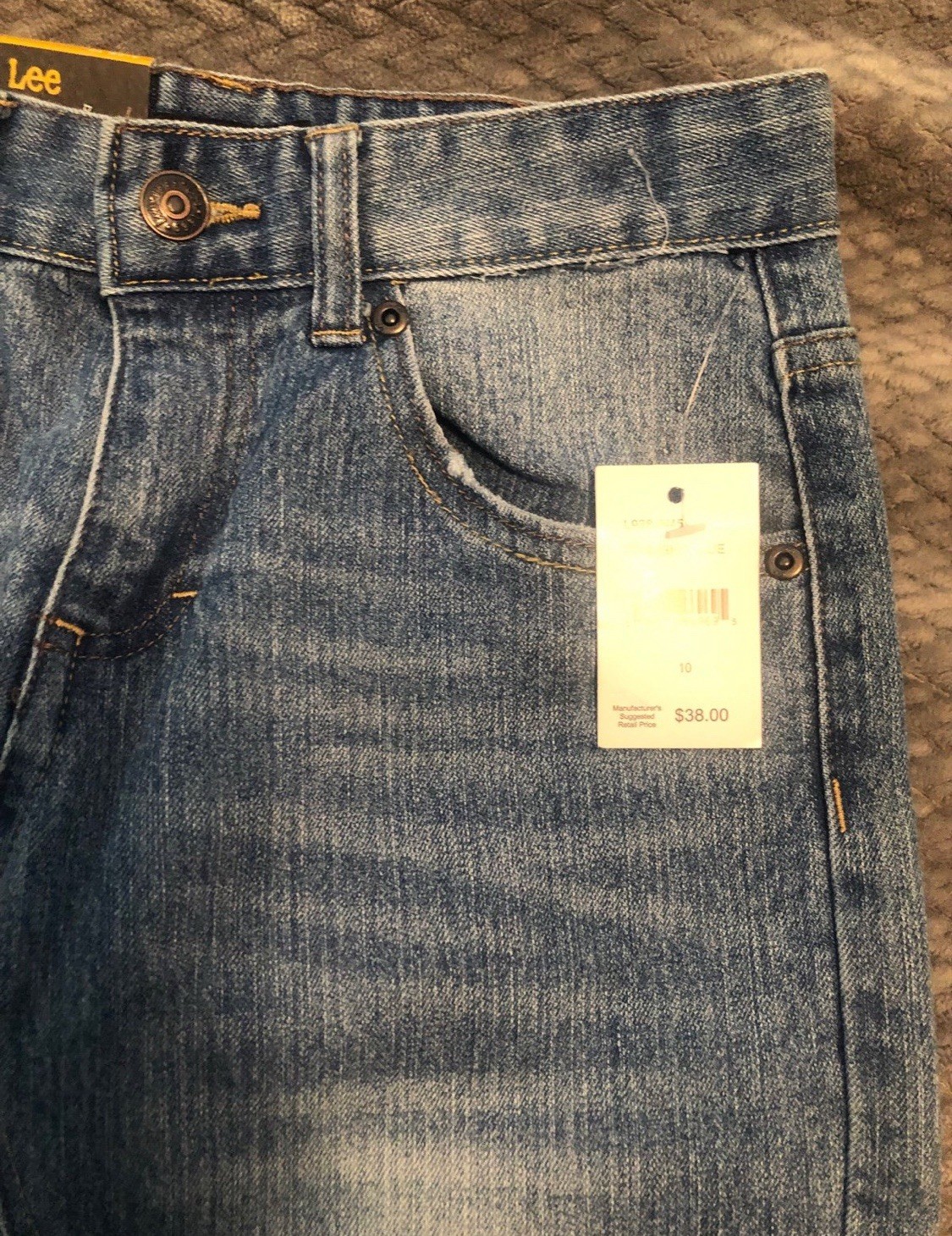 NWT Lee Slim Fit Tapered Leg Jeans - Size 10 Regular image 6