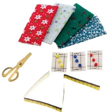 International Miniatures Dollhouse Miniature Sewing Kit