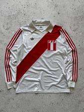 Peru 1978 Adidas Reissue Long Sleeve Jersey #10 Football Shirt JI7634 Size M