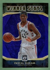 Pascal Siakam 2020-21 Donruss Optic Winner Stays Purple Toronto Raptors