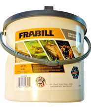 FRABILL FRBB4604W FISH-N-FUN BAIT BUCKET 4.5 QT New Without Box