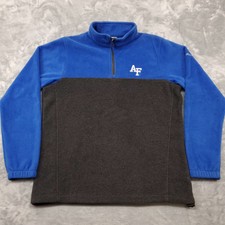 Air Force USAF Pullover Sweatshirt Mens Medium Blue Fleece Academy Falcons