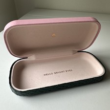 Kate Spade New York Sunglasses Case Clamshell Pink Green Spades