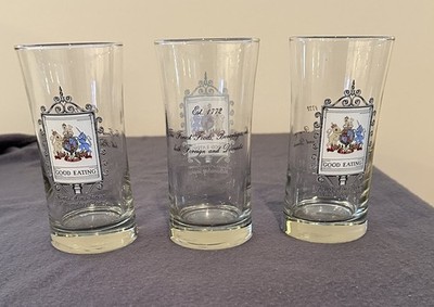 Vintage King's Arms Tavern Williamsburg Virginia Souvenir Drinking Glasses
