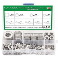 Unterlegscheiben Set Edelstahl 304 M2-M12 580 StüCk Sortiment