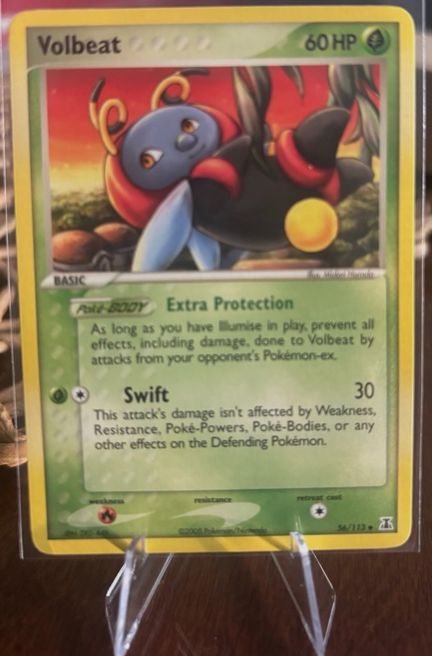 Volbeat 56/113 Delta Species Regular NM Condition Pokemon TCG Free Shipping