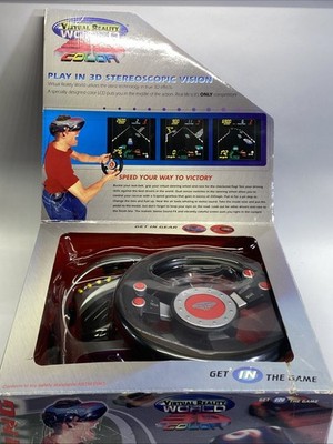 Vintage Manley Toy Quest Virtual Reality World II 3D Color Racing Video Game
