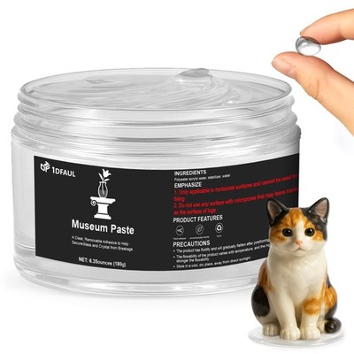 1DFAUL 6.35 oz Exhibits Fixing Gel for Museum, fluid ounces, Clear