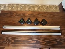 Thule Aeroblade Arb53 Roof Rack Bars With Rapid Traverse Foot Pack