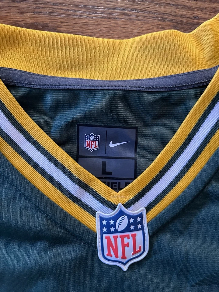 Camiseta Nike Green Bay Packers Charles Woodson #21 Onfield para hombre grande 2012 Foto 4 de 4
