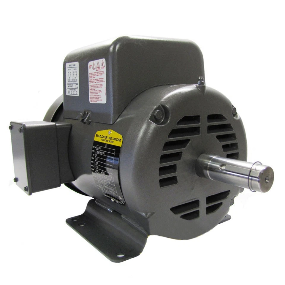 5 HP Single Phase Baldor Electric Compressor Motor 184T Frame # L1430T 230 Volt - Image 2 of 4