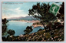 Vintage NICE France Postcard La Baie des Anges Bay of Angels French Riviera