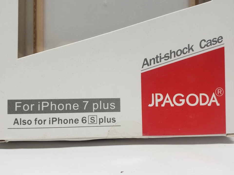 iPhone 7 Plus 6s+ Jpagoda Gold Clear Bumper Cellphone Anti-shock Case Cover Thin - Image 3 of 4