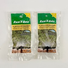  x2 15H Rain Bird Nozzle - 15' Half With Filter 1800 Series Sprinkler Nozzle