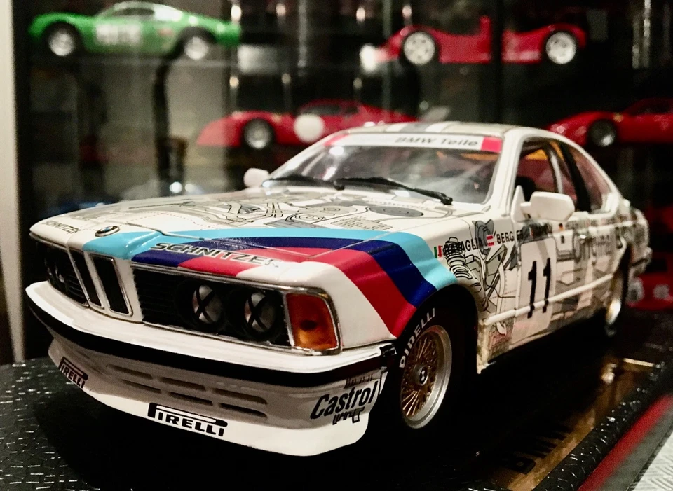 BMW M635 CSI (N.11 - BMW PARTS) - ANSON 1/18 - Immagine 2 di 4