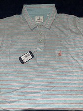 Johnnie-O Golf Hangin Out The Original Polo 2.0 Stripe Shirt XXL Snorkel