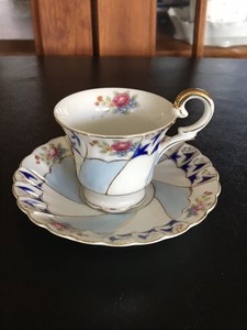 Vintage Tea Cup And Saucer Ucagco China Made In Occupied Japan Ebay
