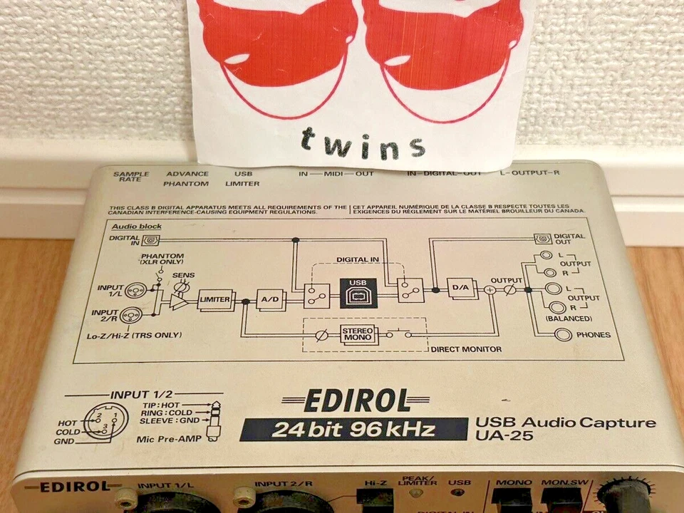 Roland Edirol UA-25 USB MIDI Interfaccia Acquisizione audio 24 bit 96 kHz - Immagine 2 di 4