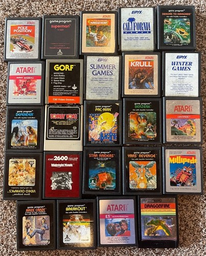 Atari 2600 Various Game - Great Titles - Mix & Match