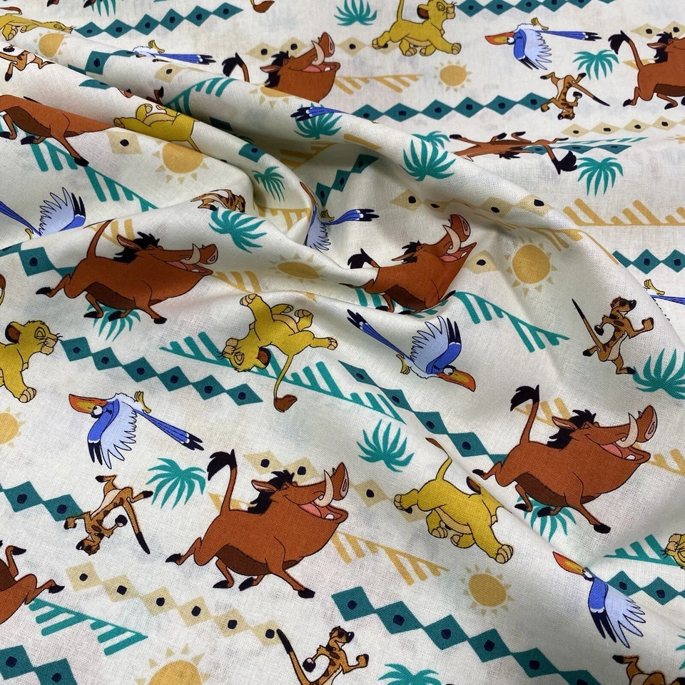 The Lion King Movie Simba Disney Cotton Fabric Sold By The Half Yard - Image 3 of 4