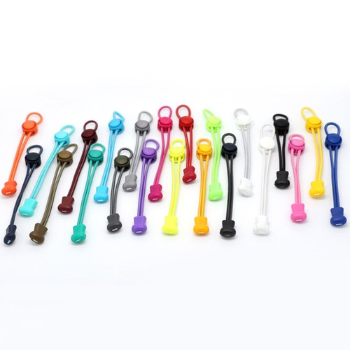 Elastic Laces Lock Shoelaces Running Triathlon Sports Shoe Trainer No