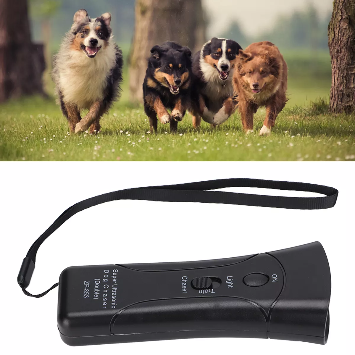 Handheld top dog repellent
