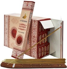 Ayurvedic 180 Incense Sticks Multifragrance  Holder Bundle Handcrafted Insence