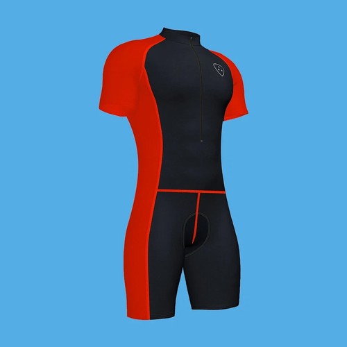 Premium gepolsterter Fahrrad Skinsuit - hochwertige Performance Wear für Radfahrer