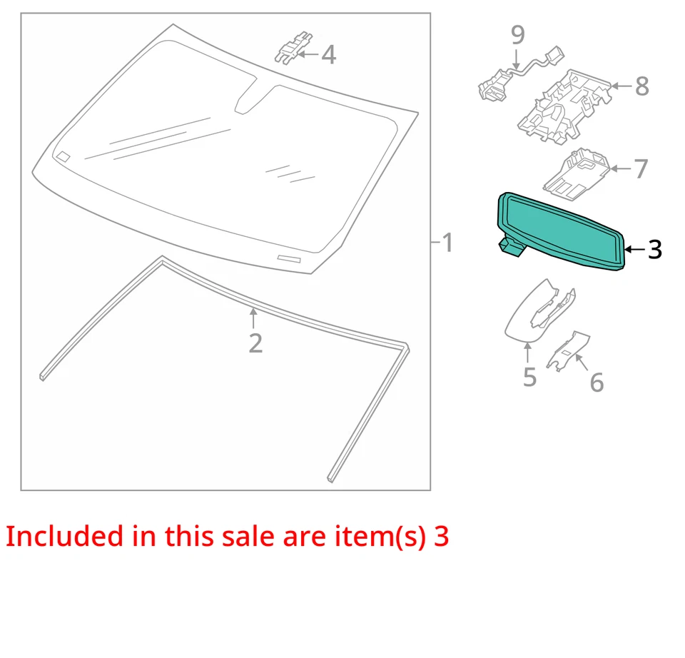 Espejo retrovisor con atenuación automática 13540312 para Silverado 1500 DD8 19-23 2826891 Foto 3 de 4