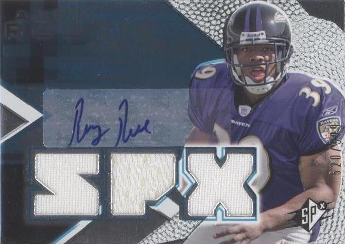2008 SPx - Auto Rookie Jersey Ray Rice #175 /599 (AU, MEM, RC) for sale ...