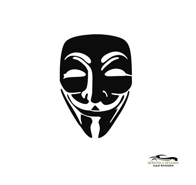 Anonymous Autoaufkleber Motorrad Aufkleber Auto Motrrad Tuningsticker