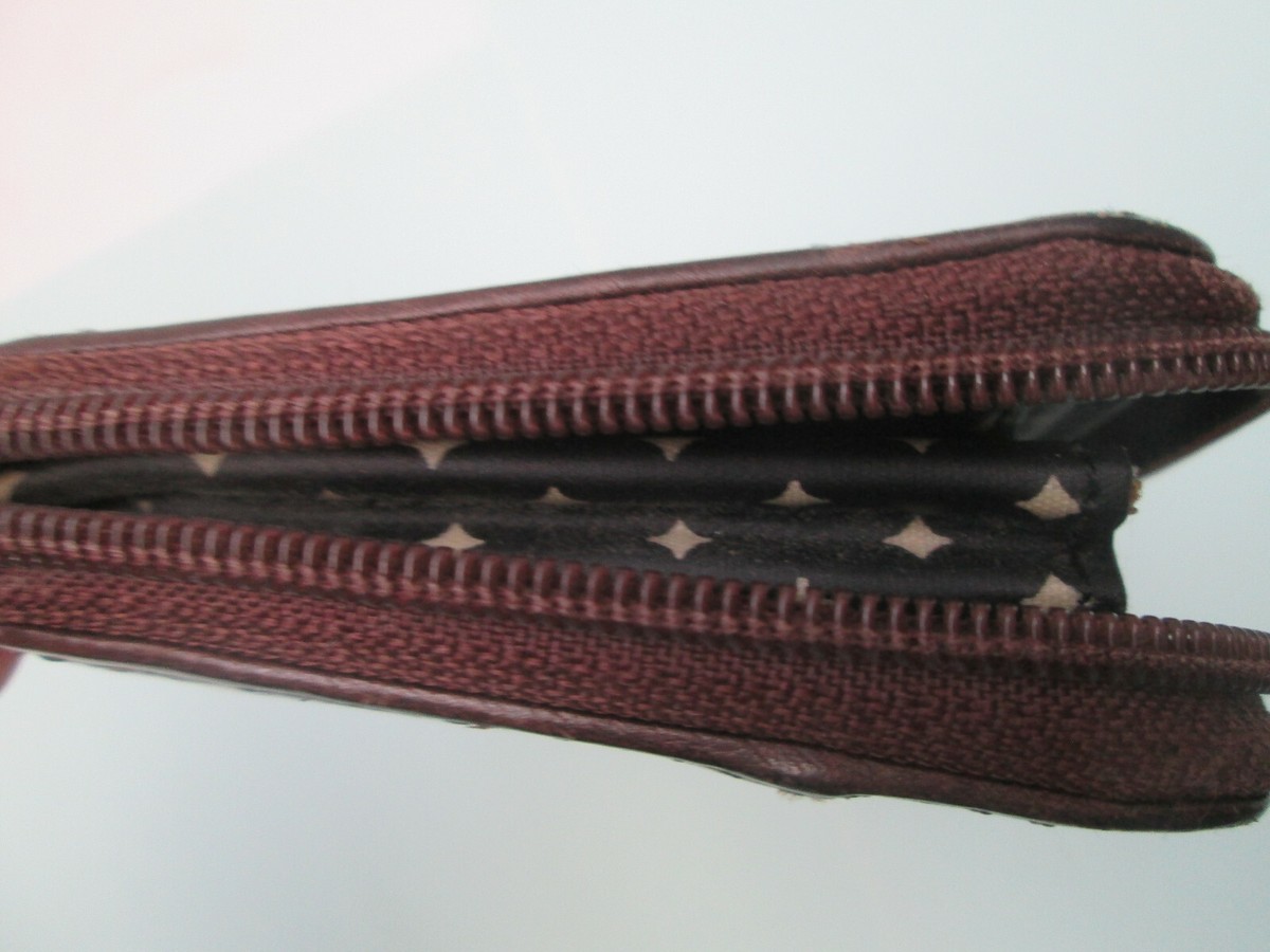 Portefeuille / Porte-monnaie Fossil Authentique En Cuir Vintage - Multicouleur, Unisexe