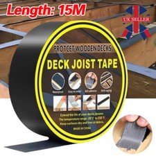 2 Rolls Joist Tape for Decking, 2" x 50' Self-Adhesive Flashing Tape UK