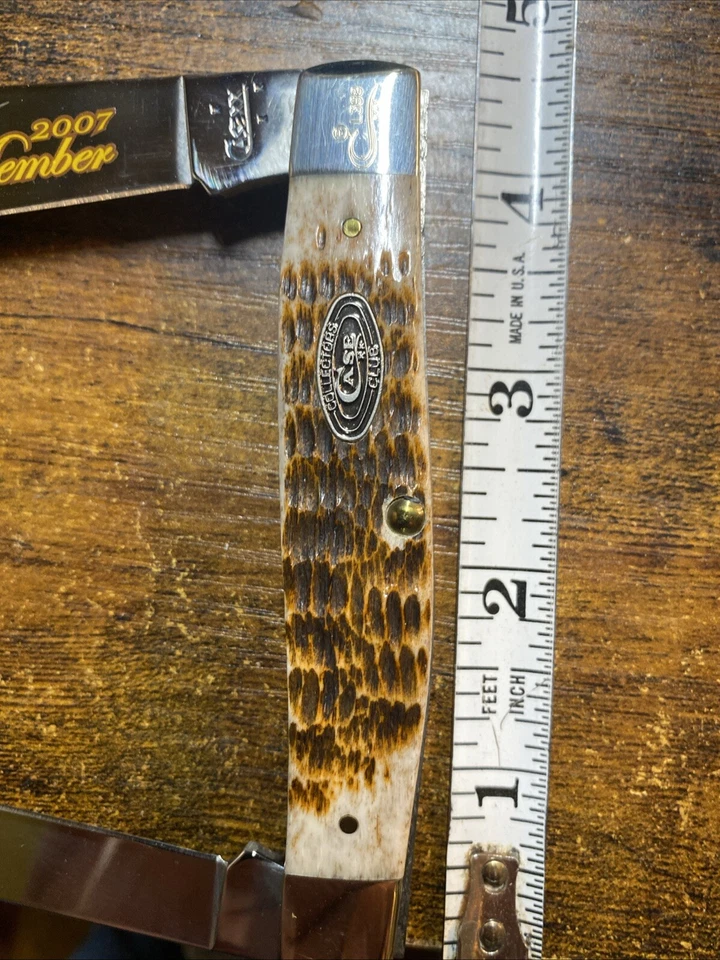 Vintage Case XX 2007 CCC Life Member Moose Pattern-6275 Knife - Image 3 of 4