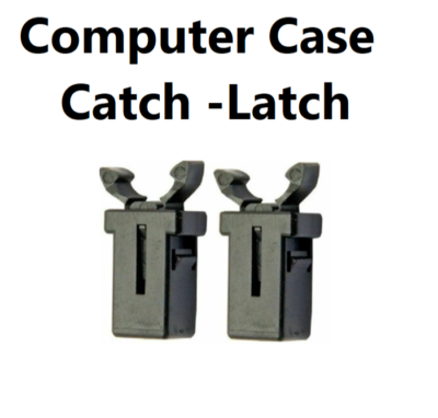 computer case hidden latch release mechanism Dell HP OEM