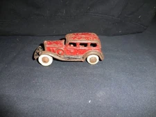 Vintage A. C. Williams 1930's Cast Iron Take Apart Graham Sedan W/Clip 4 1/4" 