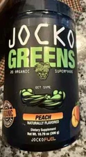 Jocko Fuel Greens Powder – Organic Gut & Immune Support, Peach 10.79oz