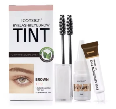 ICONSIGN Professional Tinting Eyelashes Eyebrow Dye Tint Kit Brow Lash Enhancer Tattoo UK