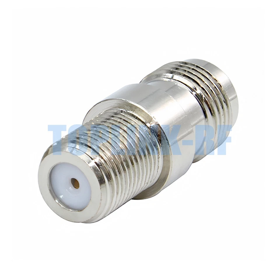 10x TNC Female to F Female Jack Straight RF Adapter Coax Coaxial Connector - Image 3 of 4