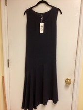 EILEEN FISHER Silk New Dress Perfect Condition Ink 458 original price on tag
