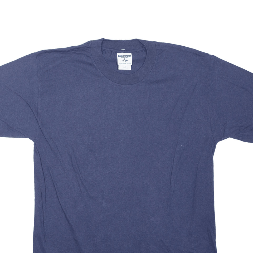 JERZEES Mens TShirt Blue M eBay