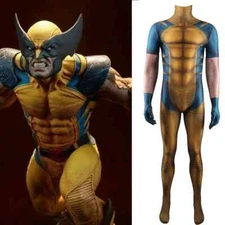 Wolverine Jumpsuit Carnival Bodysuit Outfits Cosplay Costume Prop Halloween