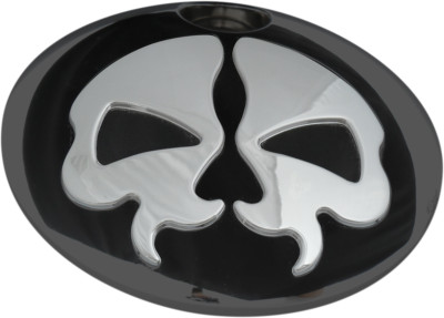 Drag Specialties Split Skul Fuel Door 0703-0792 Black