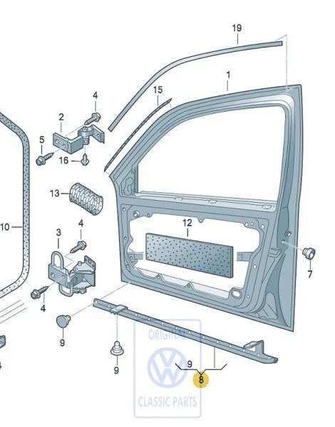 Original VW Golf IV Bora Pacific Aluminium Dekor 4-Türer für Climatronic :  Biete