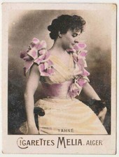 Cigarettes Melia Algeria Overseas Card Actresses Tirage A - Yahne
