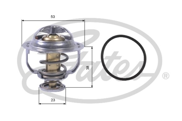 Gates TH42895G1 Thermostat, Coolant For Audi Seat Skoda VW-image