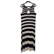 Anthropologie Women's Deletta Sleeveless Jersey Maxi Dress Size L